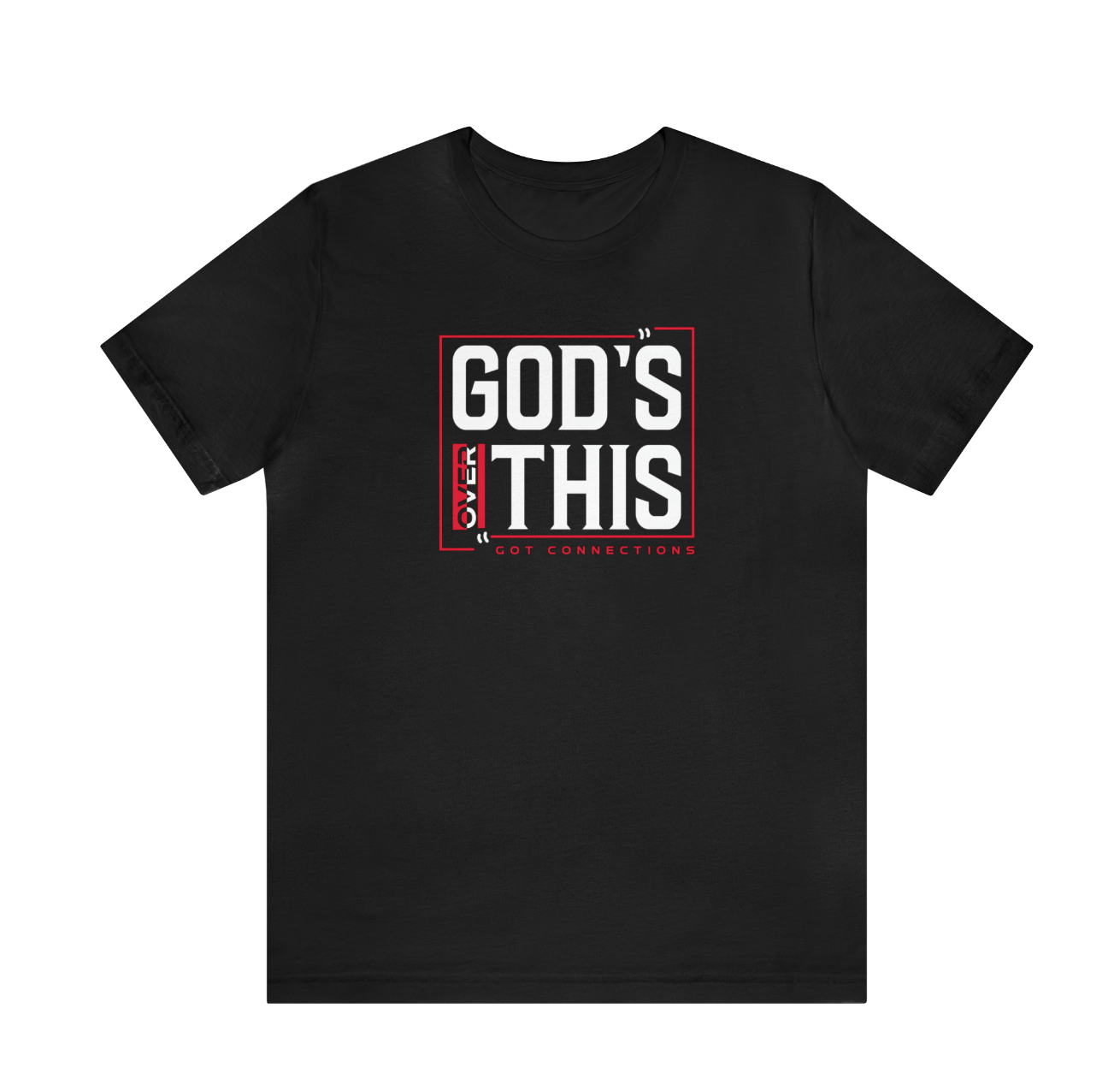 God’s Over This- WhiteNRed  Premium T-Shirt