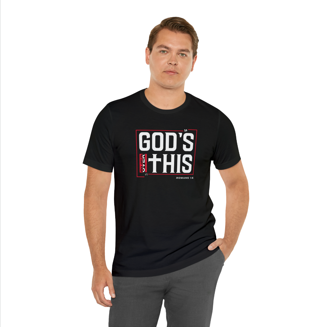 God’s Over This -Romans 1:16  Premium T-Shirt